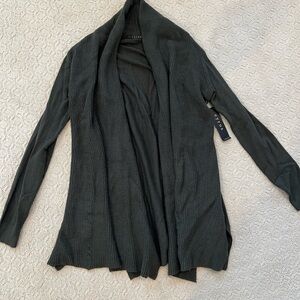 Cyrus Olive Open Front Cardigan